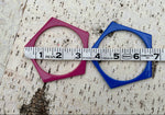 Set of 6 Vintage 80s plastic bangles