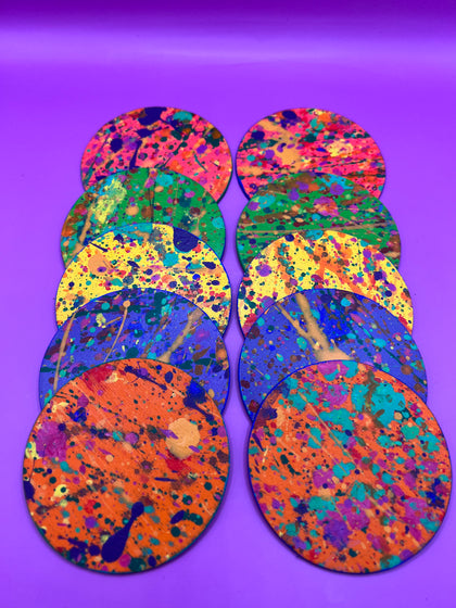 Color Splatter Round