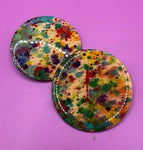 Natural paint splatter