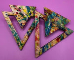 Natural paint splatter