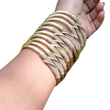 Infinity Brass Cuff Gold