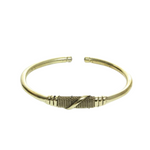 Infinity Brass Cuff Gold