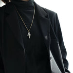 Diamond Ankh Necklace