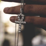 Diamond Ankh Necklace