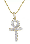 Diamond Ankh Necklace