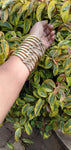 Infinity Brass Cuff Gold
